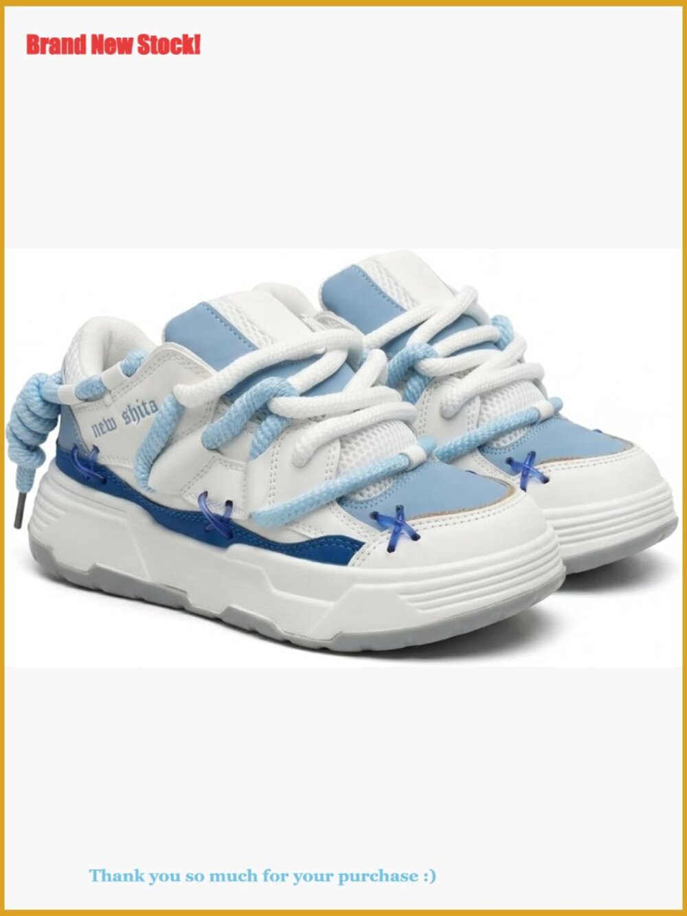 Chunky Platform Sneakers, Unisex Dad Shoes, Lightweight Breathable Athletic